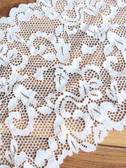 Load image into Gallery viewer, Ivory 9.25" Wide Stretch Lace
