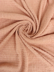 Load image into Gallery viewer, Almond Smocked Jersey Knit