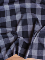 Load image into Gallery viewer, Black & White Window Pane Techno Crepe