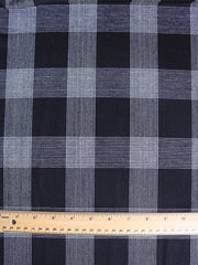 Load image into Gallery viewer, Black & White Window Pane Techno Crepe