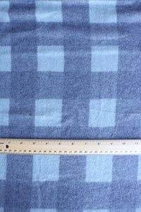 Sage Large Check Alpaca Soft Brushed Sweater Knit