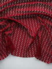 Load image into Gallery viewer, Dark Red Crochet Lace