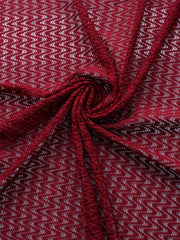 Load image into Gallery viewer, Dark Red Crochet Lace