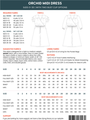 Load image into Gallery viewer, Orchid Midi Dress | Chalk + Notch Patterns