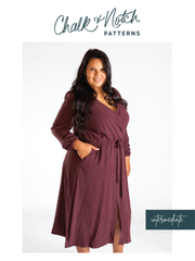 Load image into Gallery viewer, Orchid Midi Dress | Chalk + Notch Patterns