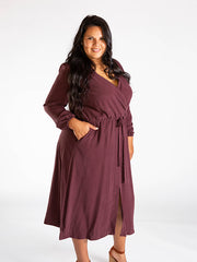 Load image into Gallery viewer, Orchid Midi Dress | Chalk + Notch Patterns