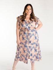 Load image into Gallery viewer, Orchid Midi Dress | Chalk + Notch Patterns