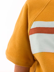 Load image into Gallery viewer, Amber Yellow French Terry | See You At Six | By The Half Yard