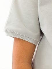 Load image into Gallery viewer, Glacier Gray 1x1 Rib Knit | See You At Six | By The Half Yard