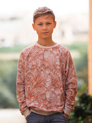 Load image into Gallery viewer, Plants French Terry | Glacier Gray | See You At Six | By The Half Yard