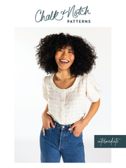 Load image into Gallery viewer, Wren Blouse & Dress | Chalk + Notch Patterns