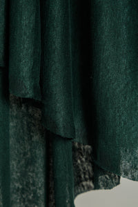 Bottle Green Fine Linen Knit | Mind The Maker | By The Half Yard