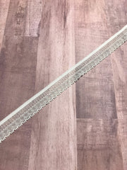 Load image into Gallery viewer, Light Green 1" Wide Stretch Lace