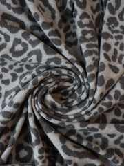 Load image into Gallery viewer, Gray Max Alpaca Soft Brushed Sweater Knit