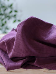 Load image into Gallery viewer, Maroon TENCEL™ Stretchy Grunge Jacquard | meetMILK | By The Half Yard