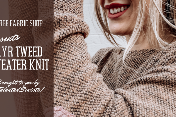 Ayr Tweed Sweater Knit | Latest Fabric Release