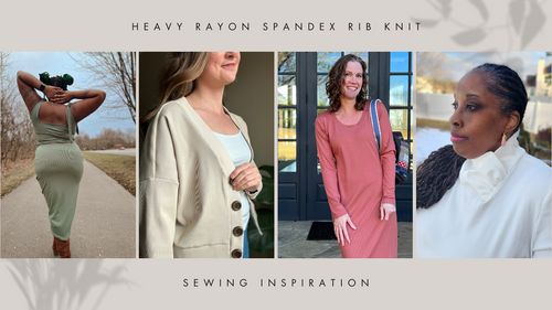 Heavy Rayon Rib Knit | Latest Fabric Release