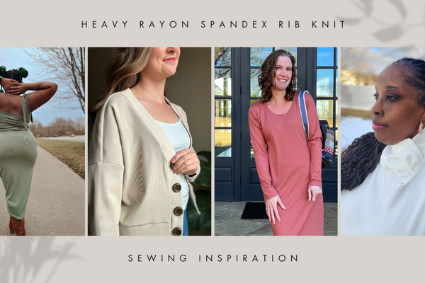 Heavy Rayon Rib Knit | Latest Fabric Release