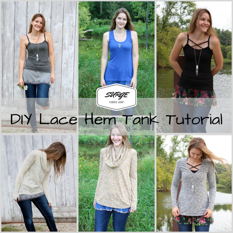 Lace Tanks for Fall Layering (A Tutorial!)