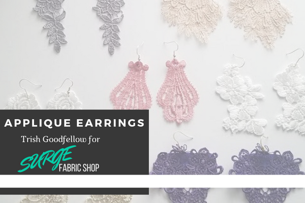 DIY Applique Earrings