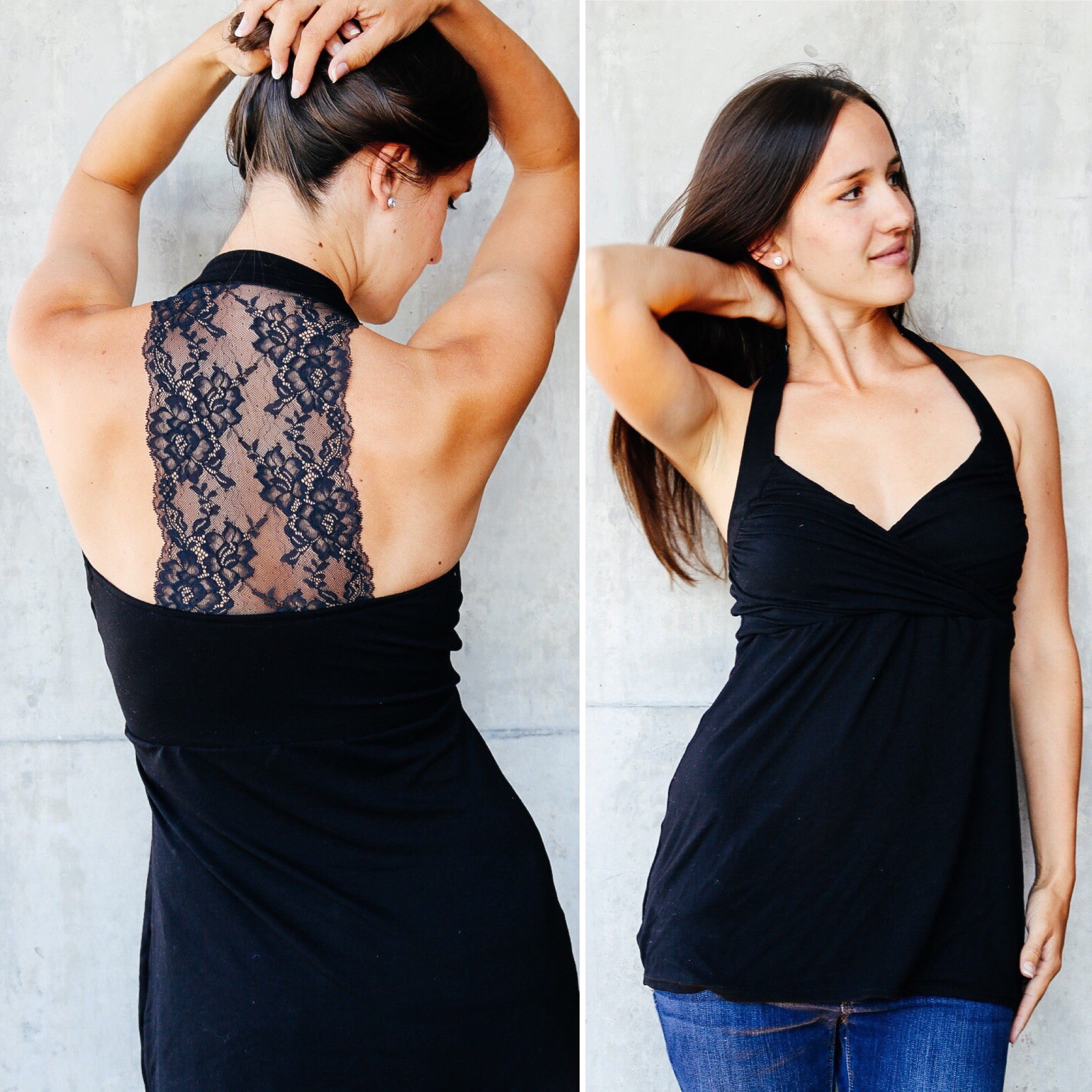 DIY Laced Back Halter Top ( Easy Sewing)  Backless top diy, Top sewing  pattern, Diy backless
