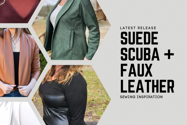 Vegan Stretch Leather & Suede Scuba | Latest Release