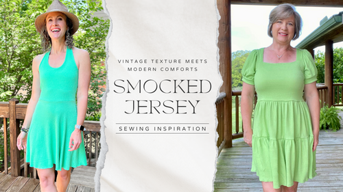 Smocked Jersey Knit | Lastest Fabric Release