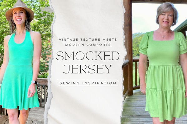 Smocked Jersey Knit | Lastest Fabric Release