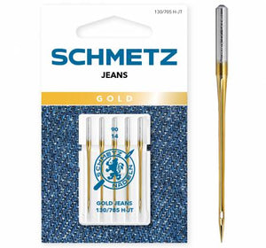 Schmetz Gold Jeans/Denim 90/14 Sewing Machine Needles