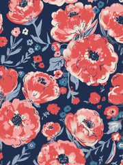 Load image into Gallery viewer, Peonies Cotton Lawn | Jubilant | Cloud9