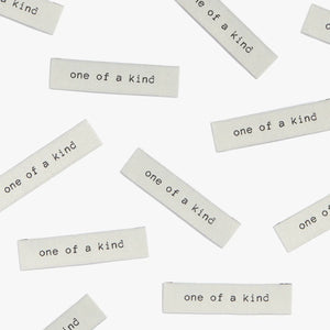 "One Of A Kind" Woven Labels | Pack of 6 | Kylie And The Machine