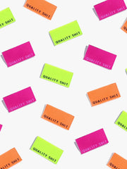 Load image into Gallery viewer, "Quality Shit" Woven Labels | Pack of 6 | Kylie And The Machine