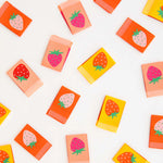 Load image into Gallery viewer, Strawberry Multipack Woven Labels | Pack of 8 | Sarah Hearts
