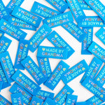 Load image into Gallery viewer, "Made By Grandma" Woven Labels | Pack of 8 | Sarah Hearts
