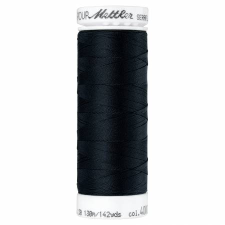 #4000 Black | Mettler Seraflex Thread 130M