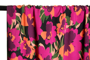 Fuchsia Floral Rayon Viscose | Atelier Jupe | By The Half Yard