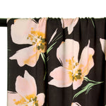 Load image into Gallery viewer, Blush &amp; Ivory on Black Rayon Viscose | Atelier Jupe | By The Half Yard
