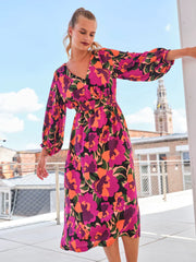 Load image into Gallery viewer, Fuchsia Floral Rayon Viscose | Atelier Jupe | By The Half Yard