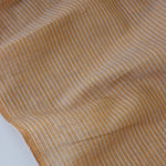 Load image into Gallery viewer, Tan &amp; Ivory Vertical Pinstripe Handwoven Lightweight Cotton

