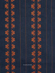 Load image into Gallery viewer, Deco Stripe in Navy/Spice | Fine &amp; Dandy | Fableism Supply Co