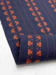 Load image into Gallery viewer, Deco Stripe in Navy/Spice | Fine &amp; Dandy | Fableism Supply Co