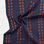 Load image into Gallery viewer, Deco Stripe in Navy/Spice | Fine &amp; Dandy | Fableism Supply Co
