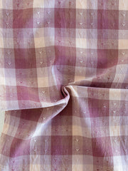 Load image into Gallery viewer, Gingham Hearts in Cameo Pink | Golden Hour | Fableism Supply Co