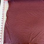 Load image into Gallery viewer, 1YD 23IN REMNANT; Flawed Wine Cotton Modal Slub Jersey Knit
