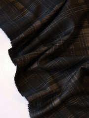 Load image into Gallery viewer, Chestnut Madras Plaid Premium Ponte Print