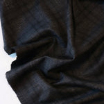 Load image into Gallery viewer, Black Distressed Plaid Premium Ponte Print
