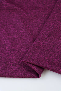 Magenta Athletic Brushed Poly Jersey 125GSM