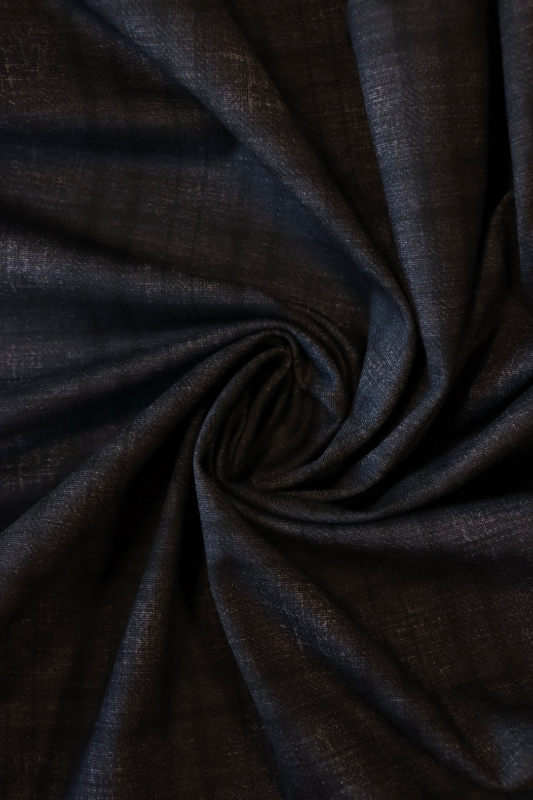 Black Distressed Plaid Premium Ponte Print - Main Image