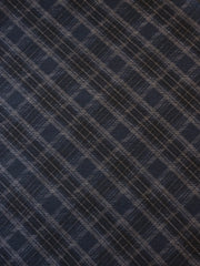 Load image into Gallery viewer, Navy Bias Madras Plaid Premium Ponte Print