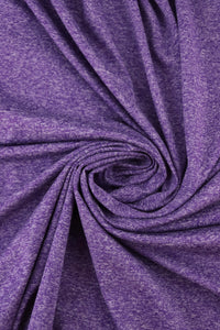 Purple Athletic Brushed Poly Jersey 125GSM